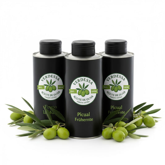 3x 250ml spanisches Olivenöl Nativ Extra Probierset